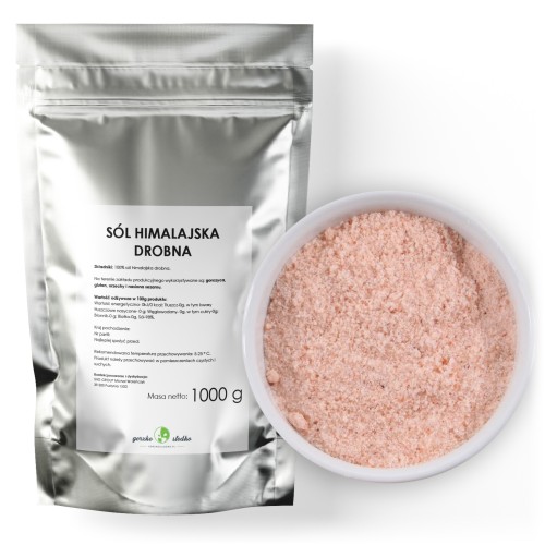 Sól himalajska różowa drobna